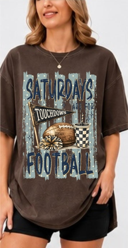 Saturdays Are for Football Adult Tee