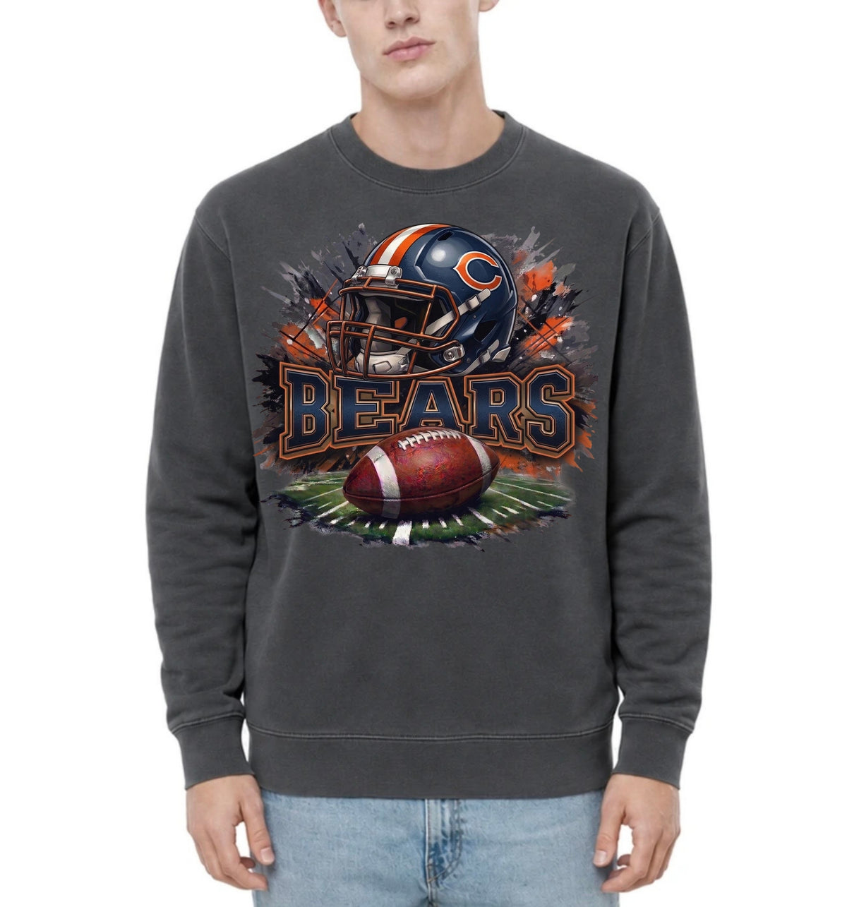 Football Team Adult Crewneck