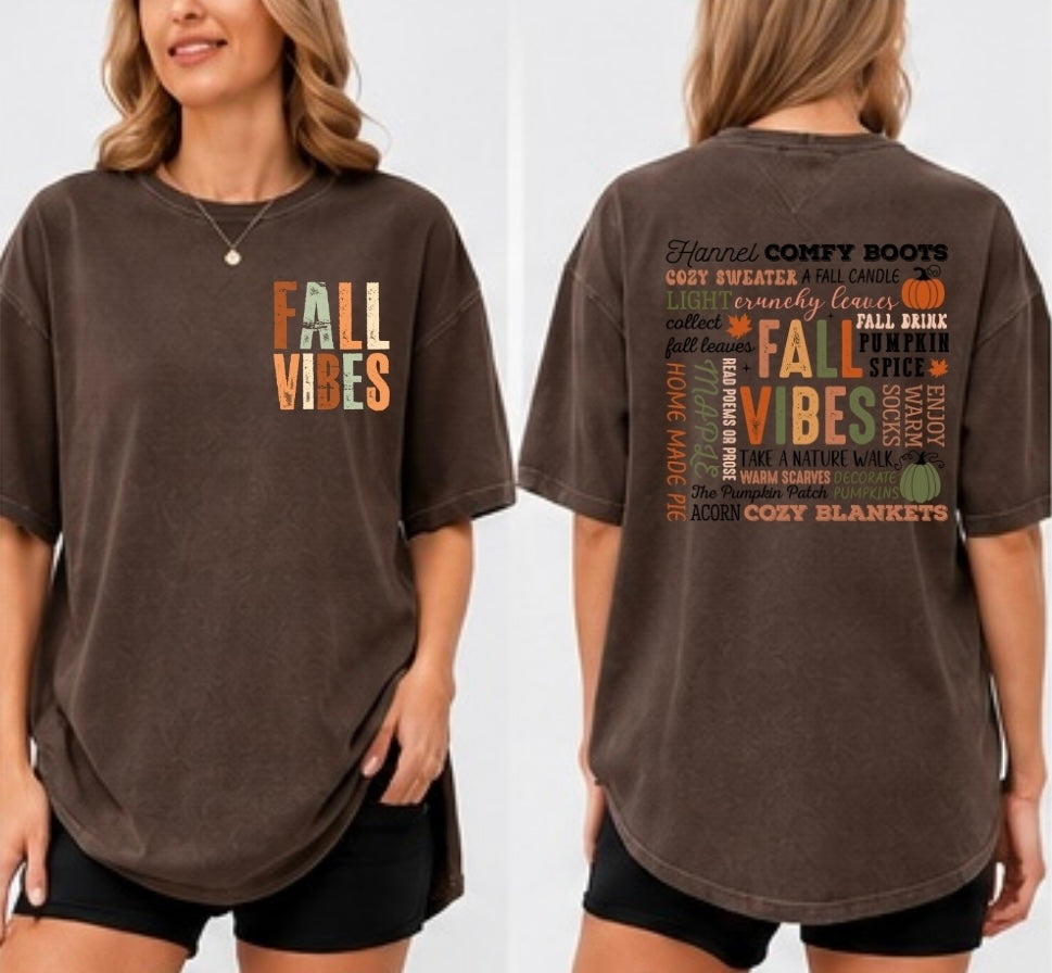Fall Vibes Adult Tee