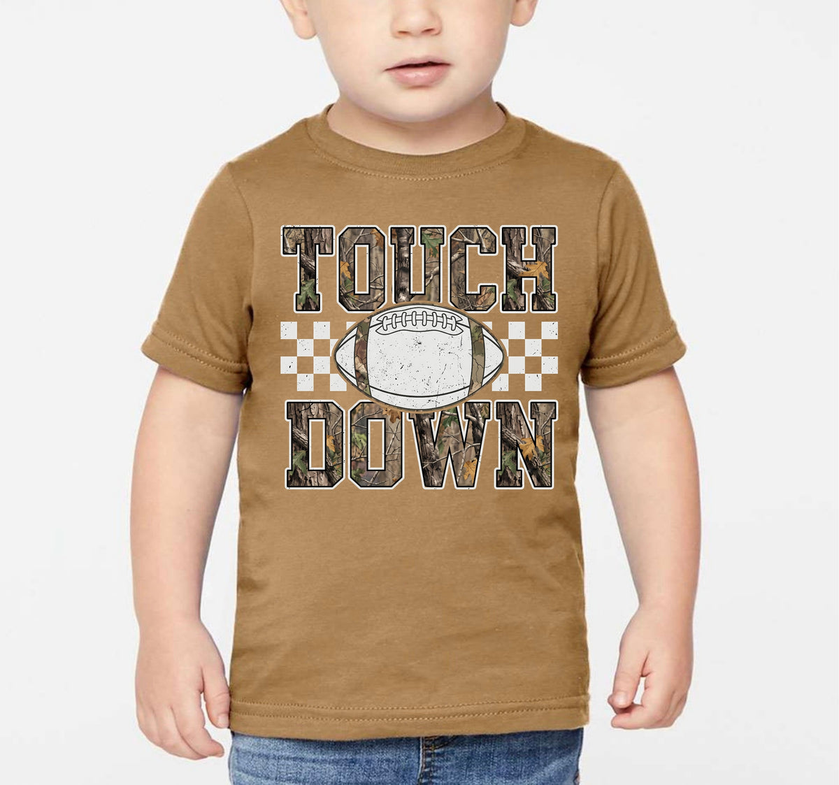 Camo Touchdown Toddler Tee