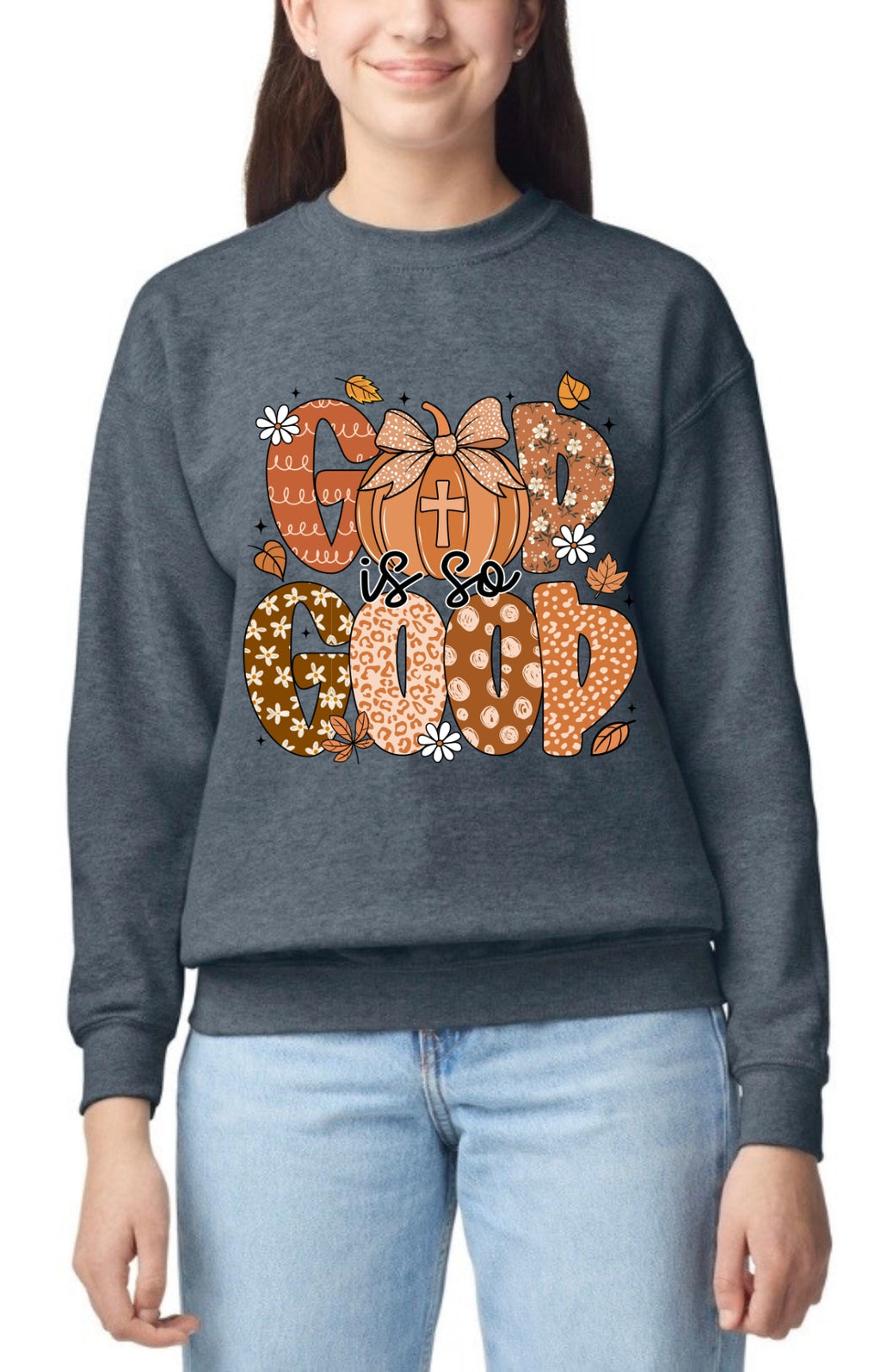 God Is So Good Youth Crewneck