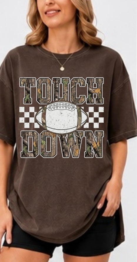 Camo Touchdown Adult Tee