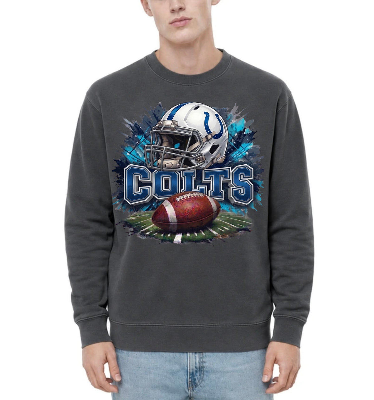Football Team Adult Crewneck