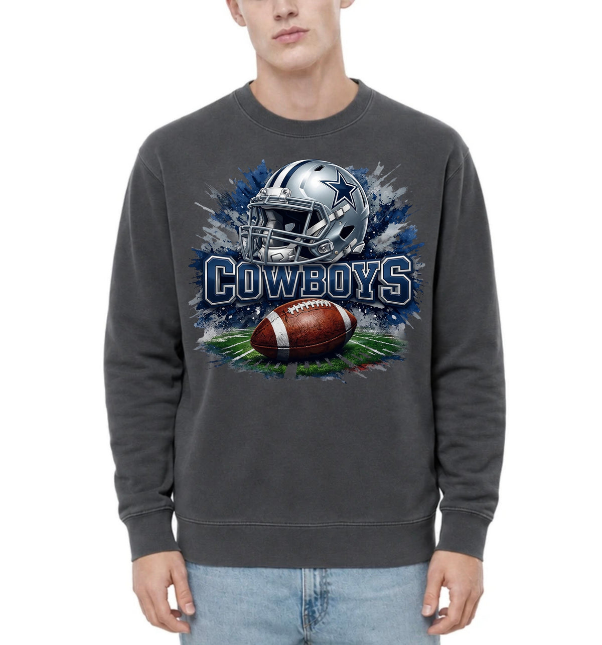 Football Team Adult Crewneck