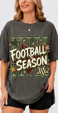 Vintage Football Season Adult Tee