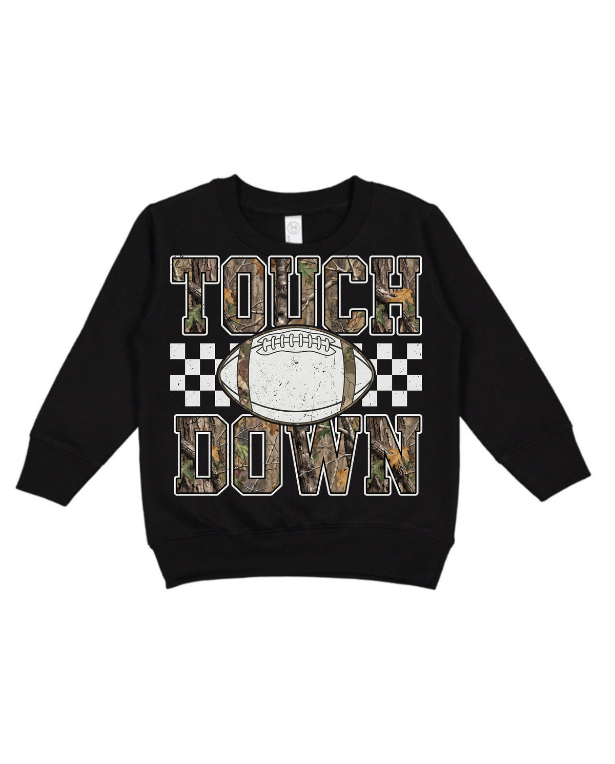 Camo Touchdown Toddler Crewneck