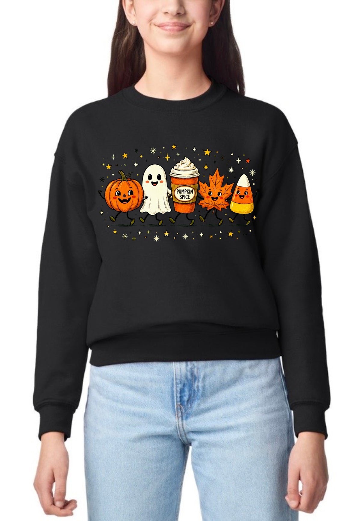 Pumpkin Spice & Everything Nice Youth Crewneck