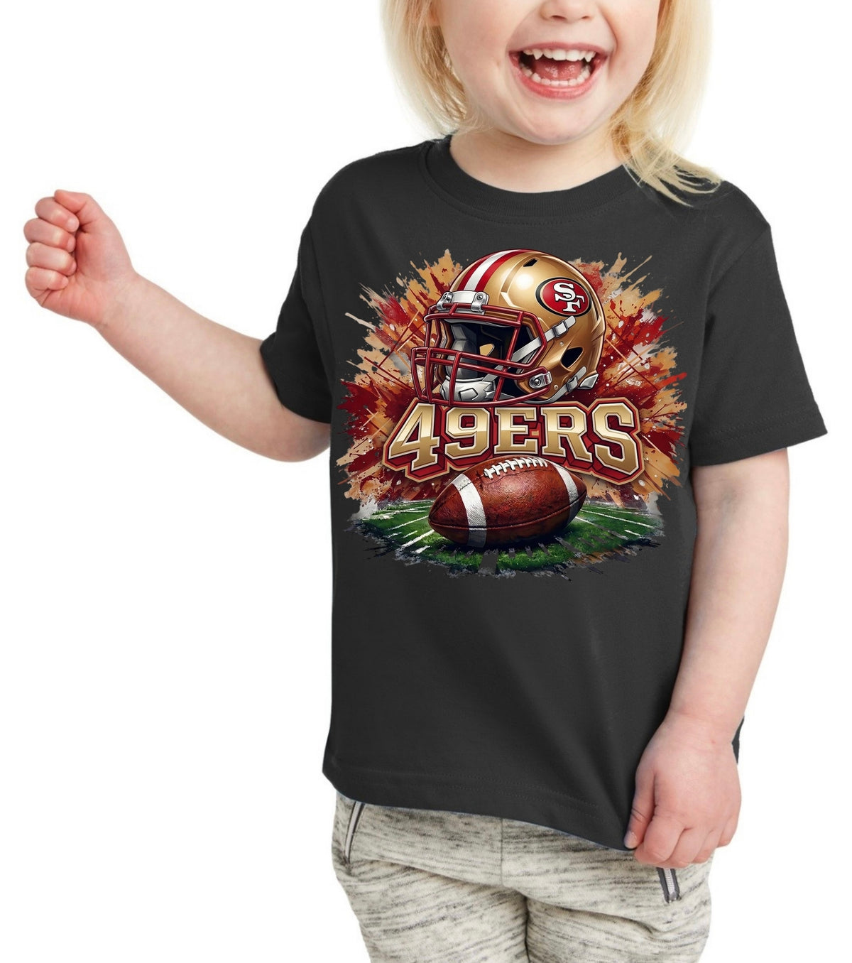 Football Team Toddler Tee