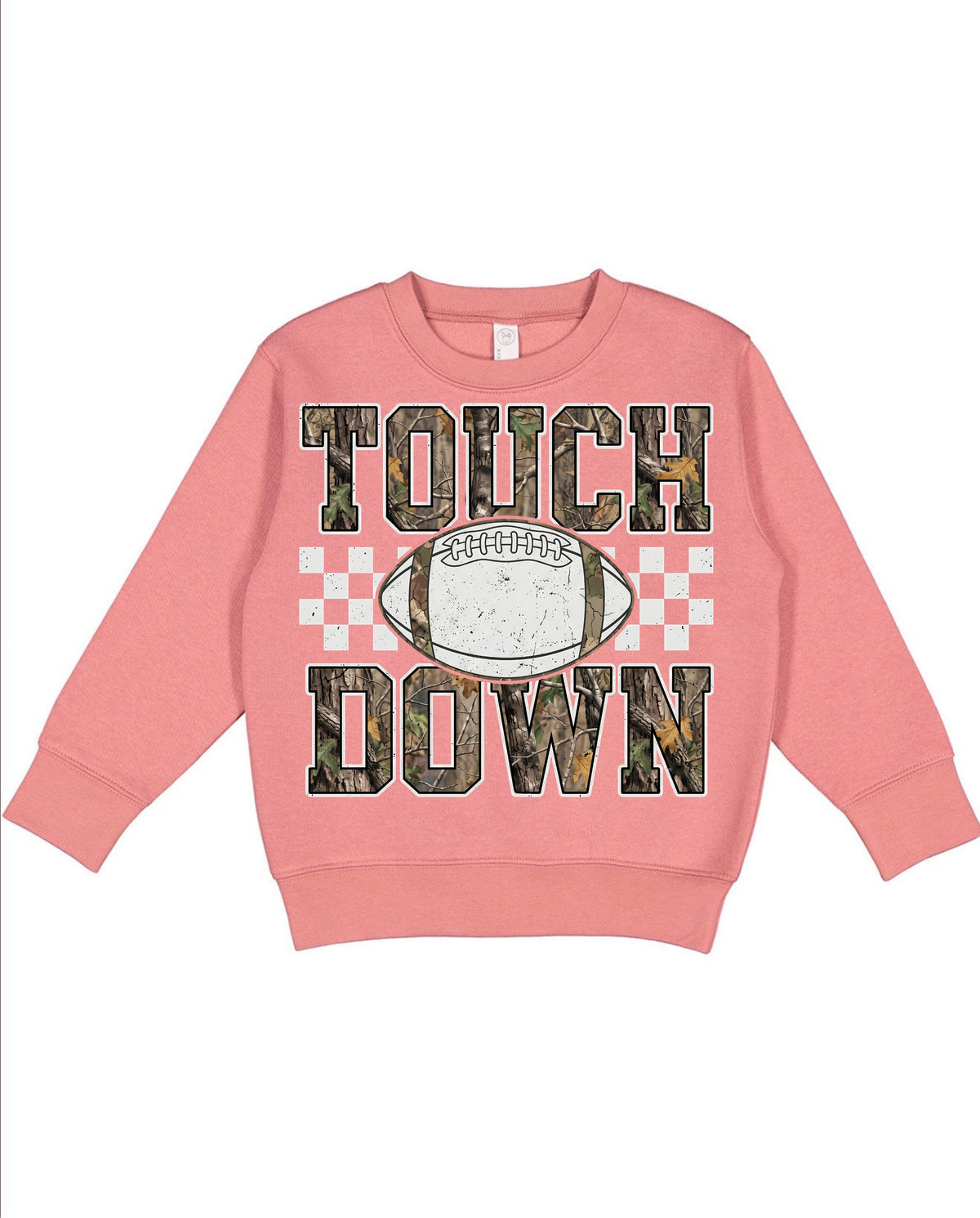 Camo Touchdown Toddler Crewneck