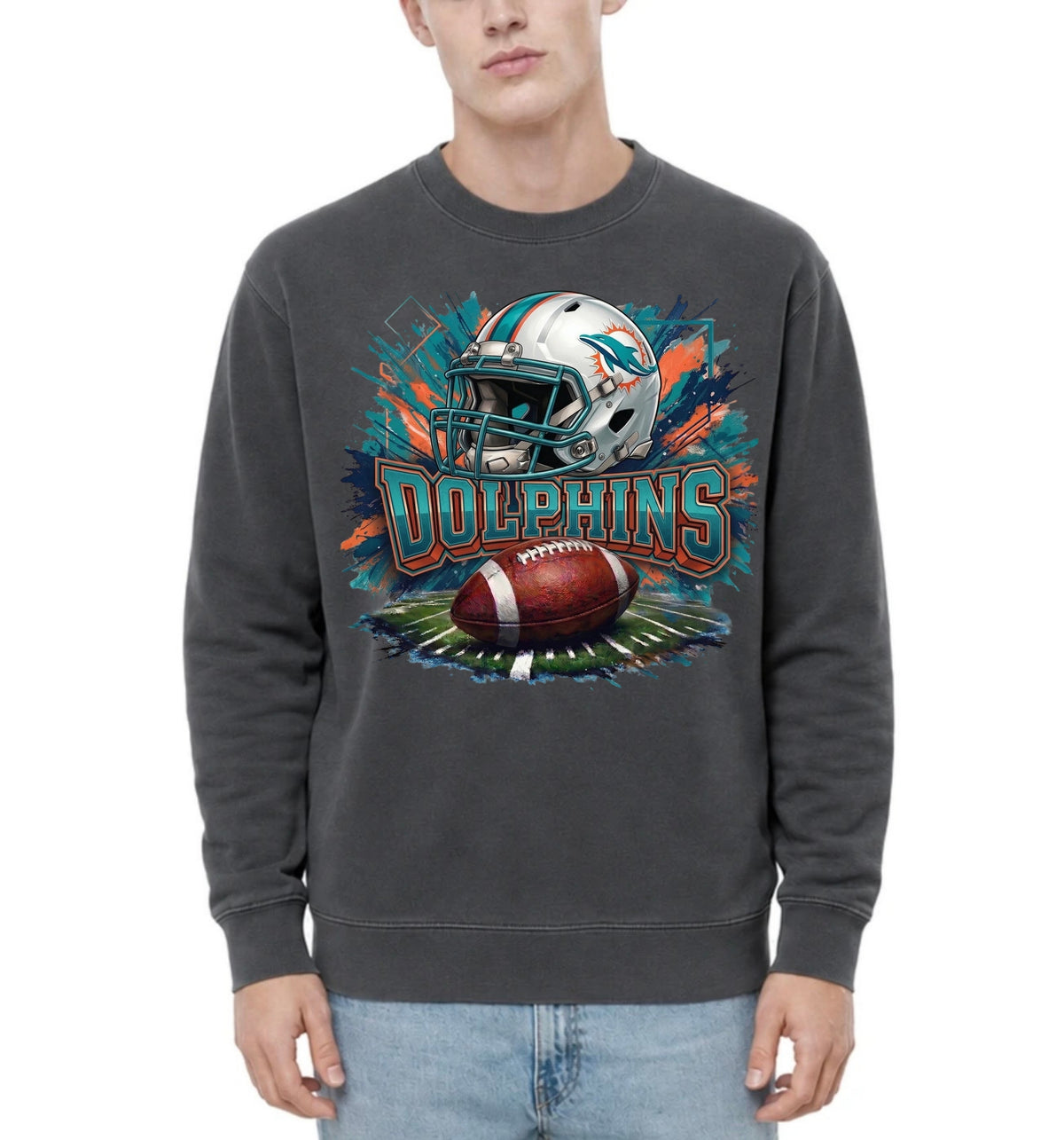 Football Team Adult Crewneck