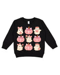 Pink Pumpkin Cuties Toddler Crewneck
