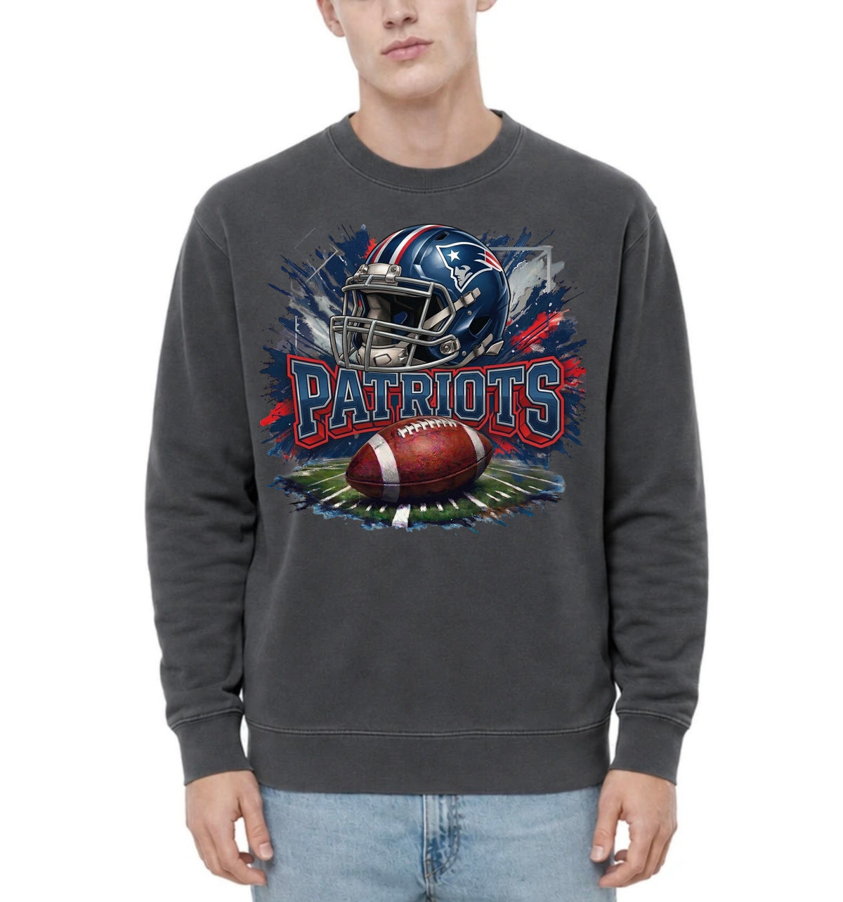 Football Team Adult Crewneck