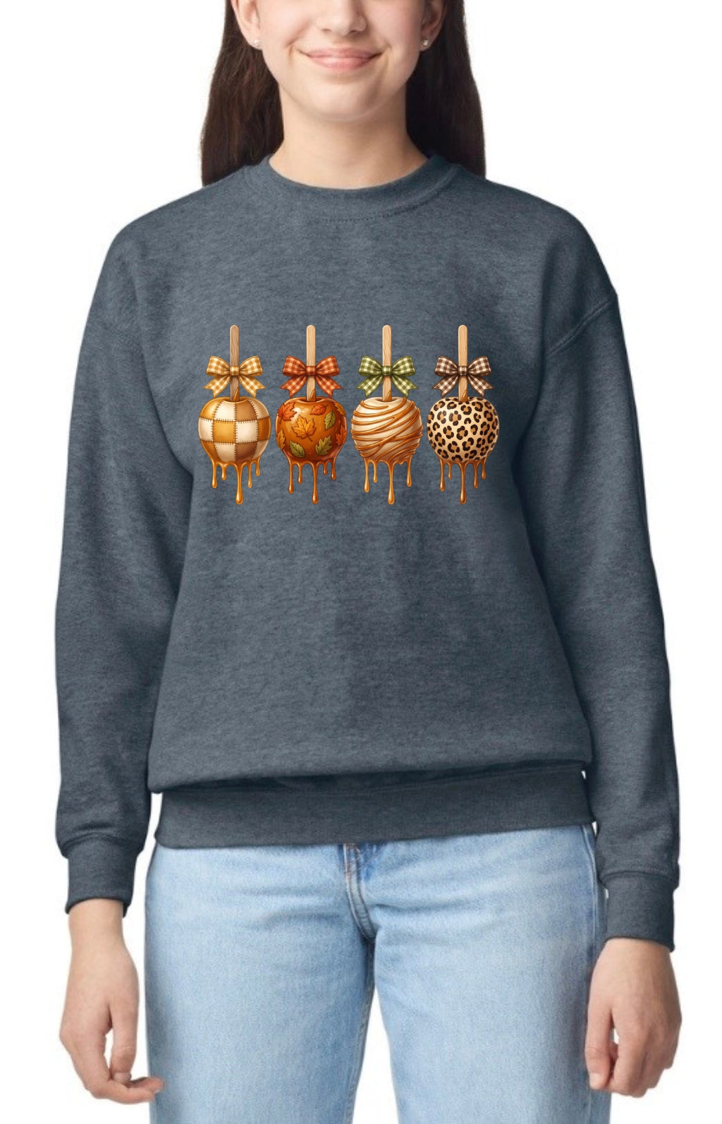 Caramel Apple Cuties Youth Crewneck
