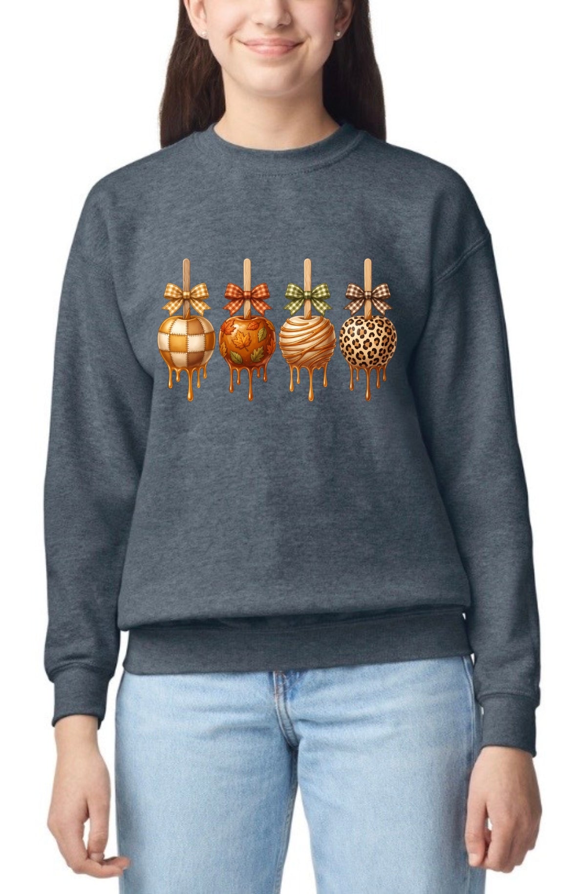 Caramel Apple Cuties Youth Crewneck
