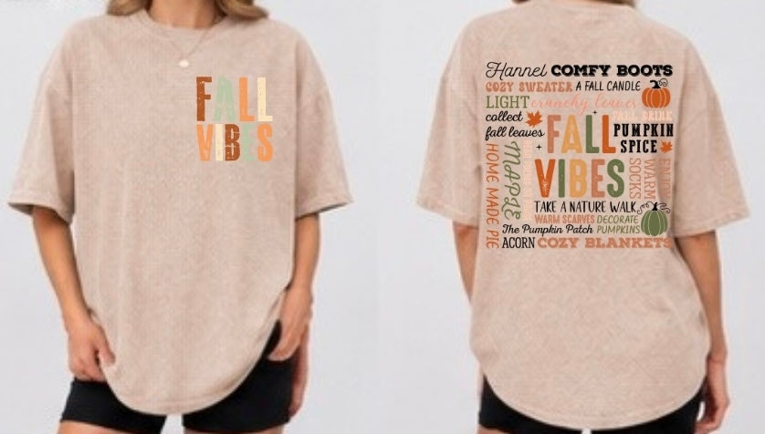 Fall Vibes Adult Tee